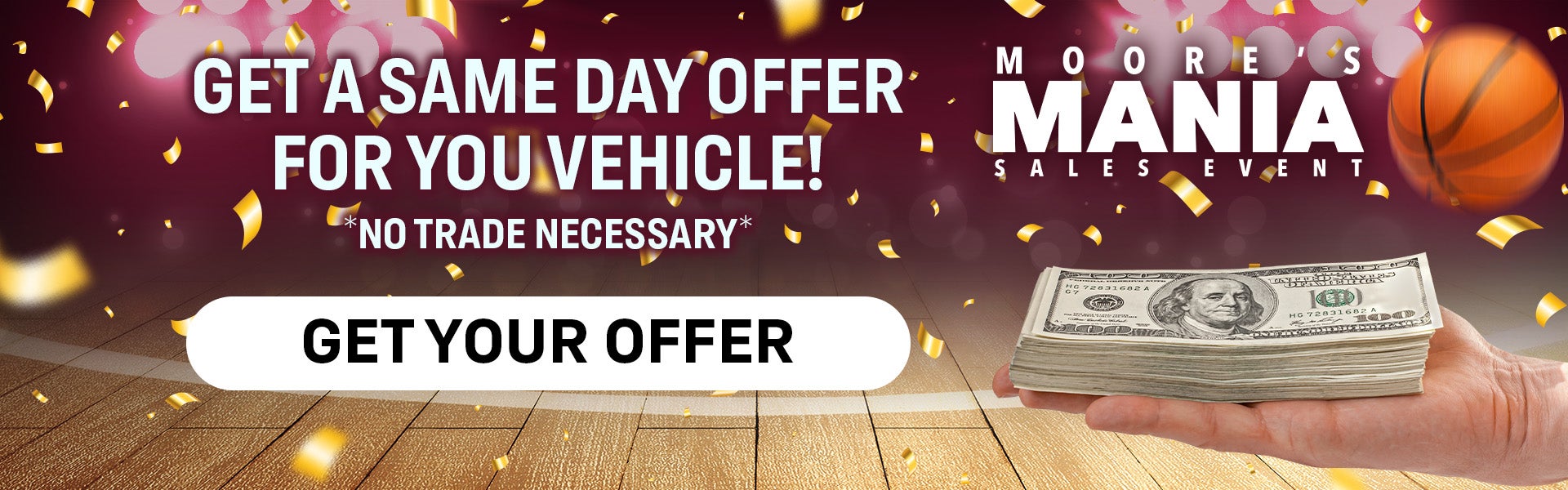 Get a Same Day Offer for you vehicle!